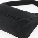 PRADA Hand Pouch Nylon Black Auth 156979-14