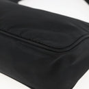 PRADA Hand Pouch Nylon Black Auth 156979-9
