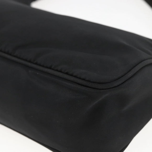 PRADA Hand Pouch Nylon Black Auth 156979