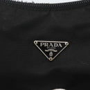 PRADA Hand Pouch Nylon Black Auth 156979-16