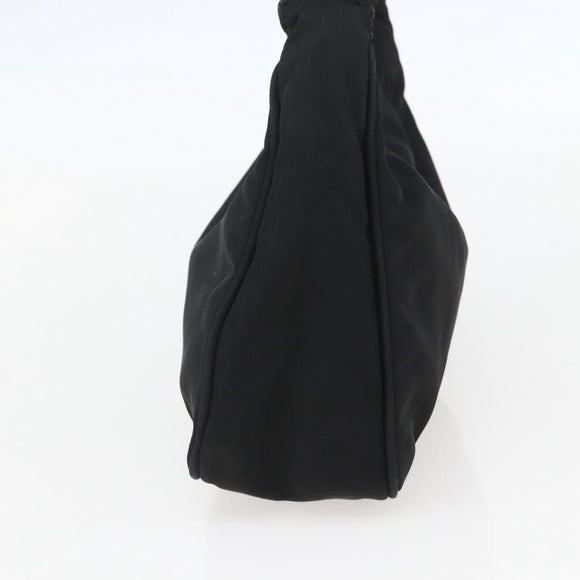 PRADA Hand Pouch Nylon Black Auth 156979