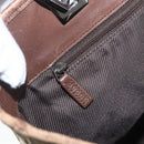 GUCCI GG Canvas Tote Bag Beige Silver 31243 Auth 156980-15