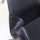 LOUIS VUITTON Epi Saint Cloud GM Schoudertas Zwart Noir M52192 LV Auth 156981-9