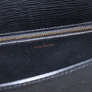 LOUIS VUITTON Epi Saint Cloud GM Schoudertas Zwart Noir M52192 LV Auth 156981-21