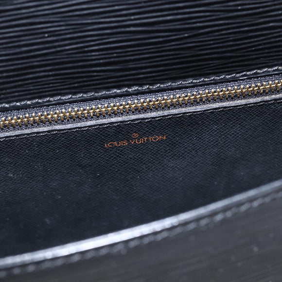 LOUIS VUITTON Epi Saint Cloud GM Schoudertas Zwart Noir M52192 LV Auth 156981
