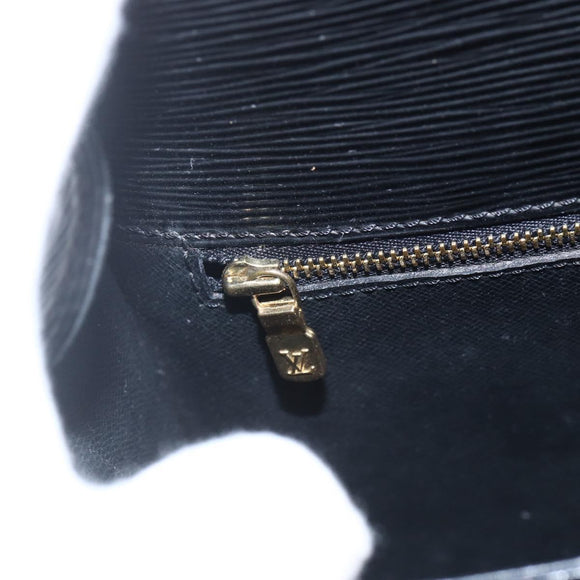 LOUIS VUITTON Epi Saint Cloud GM Schoudertas Zwart Noir M52192 LV Auth 156981