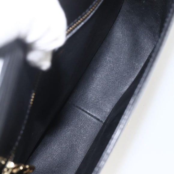 LOUIS VUITTON Epi Saint Cloud GM Schoudertas Zwart Noir M52192 LV Auth 156981