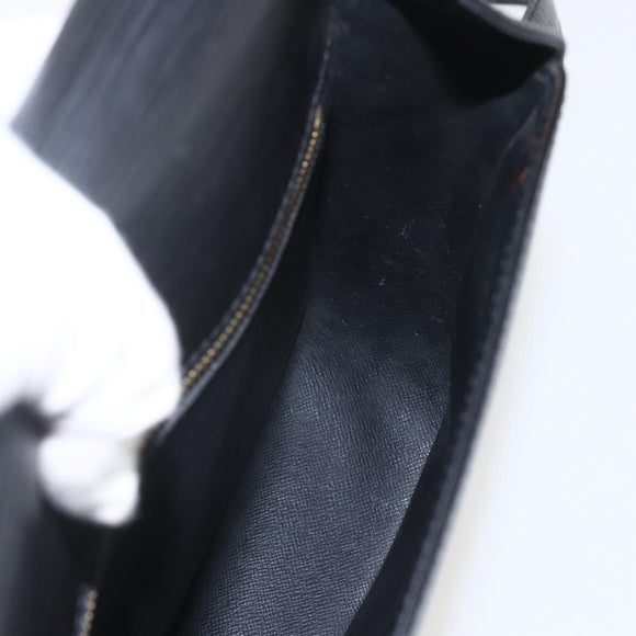 LOUIS VUITTON Epi Saint Cloud GM Shoulder Bag Black Noir M52192 LV Auth 156981