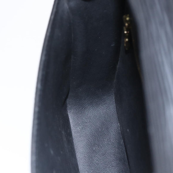 LOUIS VUITTON Epi Saint Cloud GM Schoudertas Zwart Noir M52192 LV Auth 156981