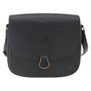 LOUIS VUITTON Epi Saint Cloud GM Schoudertas Zwart Noir M52192 LV Auth 156981-13