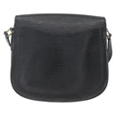 LOUIS VUITTON Epi Saint Cloud GM Schoudertas Zwart Noir M52192 LV Auth 156981-2