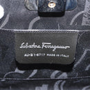 Salvatore Ferragamo Kettentasche Gancini Edelstahl Silber Auth 156983V-11