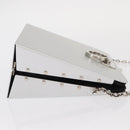 Salvatore Ferragamo Kettentasche Gancini Edelstahl Silber Auth 156983V-3