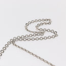 Salvatore Ferragamo Kettentasche Gancini Edelstahl Silber Auth 156983V-8