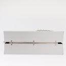 Salvatore Ferragamo Kettentasche Gancini Edelstahl Silber Auth 156983V-5