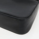 Salvatore Ferragamo Gancini Shoulder Bag Leather Black Gold Auth 156984-9