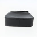 Salvatore Ferragamo Gancini Shoulder Bag Leather Black Gold Auth 156984-5