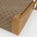 GUCCI Micro GG Supreme Shoulder Bag PVC Beige Gold 001 20 1368 Auth 156987-15