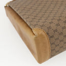 GUCCI Micro GG Supreme Shoulder Bag PVC Beige Gold 001 20 1368 Auth 156987-16