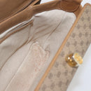 GUCCI Micro GG Supreme Shoulder Bag PVC Beige Gold 001 20 1368 Auth 156987-18