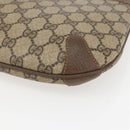 GUCCI GG Supreme Web Sherry Line Bag PVC Beige Gold 904 02 026 Auth 156988-9