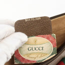 GUCCI GG Supreme Web Sherry Line Bag PVC Beige Gold 904 02 026 Auth 156988-12