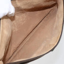 GUCCI GG Supreme Web Sherry Line Bag PVC Beige Gold 904 02 026 Auth 156988-11