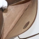 GUCCI GG Supreme Web Sherry Line Bag PVC Beige Gold 904 02 026 Auth 156988-21