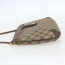GUCCI GG Supreme Web Sherry Line Bag PVC Beige Gold 904 02 026 Auth 156988-3