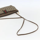 GUCCI GG Supreme Web Sherry Line Bag PVC Beige Gold 904 02 026 Auth 156988-7