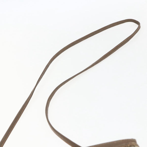 GUCCI GG Supreme Web Sherry Line Bag PVC Beige Gold 904 02 026 Auth 156988