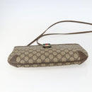 GUCCI GG Supreme Web Sherry Line Bag PVC Beige Gold 904 02 026 Auth 156988-5
