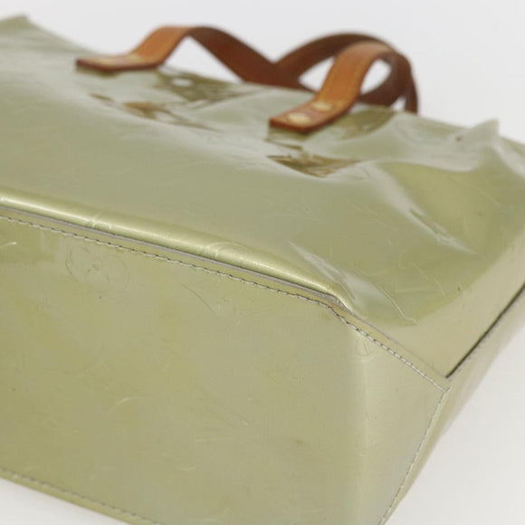 LOUIS VUITTON Monogram Vernis Reade PM Hand Bag Gris M91145 LV Auth 156990