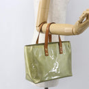 LOUIS VUITTON Monogram Vernis Reade PM Hand Bag Gris M91145 LV Auth 156990-21