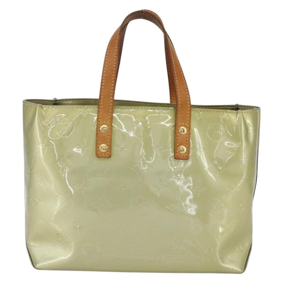 LOUIS VUITTON Monogram Vernis Reade PM Hand Bag Gris M91145 LV Auth 156990