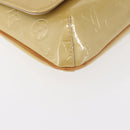 LOUIS VUITTON Monogram Vernis Thompson Street Bag Beige M91301 LV Auth 156991-15