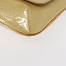 LOUIS VUITTON Monogram Vernis Thompson Street Bag Beige M91301 LV Auth 156991-16