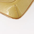 LOUIS VUITTON Monogram Vernis Thompson Street Bag Beige M91301 LV Auth 156991-17
