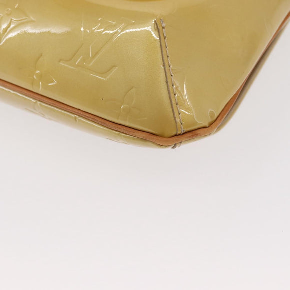 LOUIS VUITTON Monogram Vernis Thompson Street Bag Beige M91301 LV Auth 156991