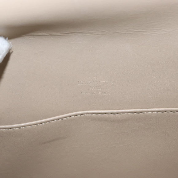 LOUIS VUITTON Monogram Vernis Thompson Street Bag Beige M91301 LV Auth 156991