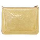 LOUIS VUITTON Monogram Vernis Thompson Street Bag Beige M91301 LV Auth 156991-2