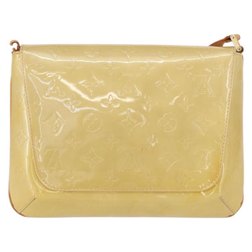 LOUIS VUITTON Monogram Vernis Thompson Street Bag Beige M91301 LV Auth 156991 - 0