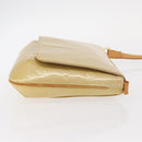 LOUIS VUITTON Monogram Vernis Thompson Street Bag Beige M91301 LV Auth 156991-3