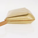 LOUIS VUITTON Monogram Vernis Thompson Street Bag Beige M91301 LV Auth 156991-4