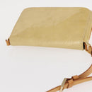 LOUIS VUITTON Monogram Vernis Thompson Street Bag Beige M91301 LV Auth 156991-6