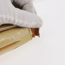 LOUIS VUITTON Monogram Vernis Thompson Street Bag Beige M91301 LV Auth 156991-8