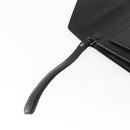 LOUIS VUITTON Epi Serie Dragonne Clutch Bag Black Noir M52612 LV Auth 156992-8