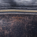 LOUIS VUITTON Epi Serie Dragonne Clutch Bag Black Noir M52612 LV Auth 156992-18