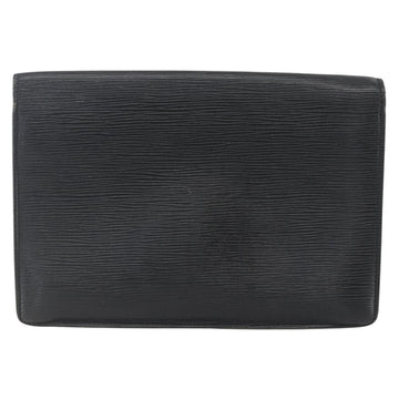 LOUIS VUITTON Epi Serie Dragonne Clutch Bag Black Noir M52612 LV Auth 156992 - 0