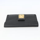 LOUIS VUITTON Epi Serie Dragonne Clutch Bag Black Noir M52612 LV Auth 156992-5